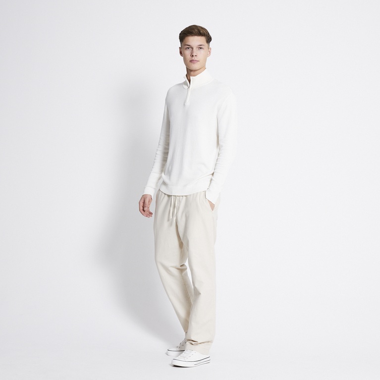Half-zip knit sweater "Thin"